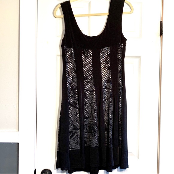 CONNECTED little black dress size 12 NWOT - Picture 3 of 7